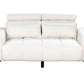 2 Seater Boucle Sofa White VEGAMO