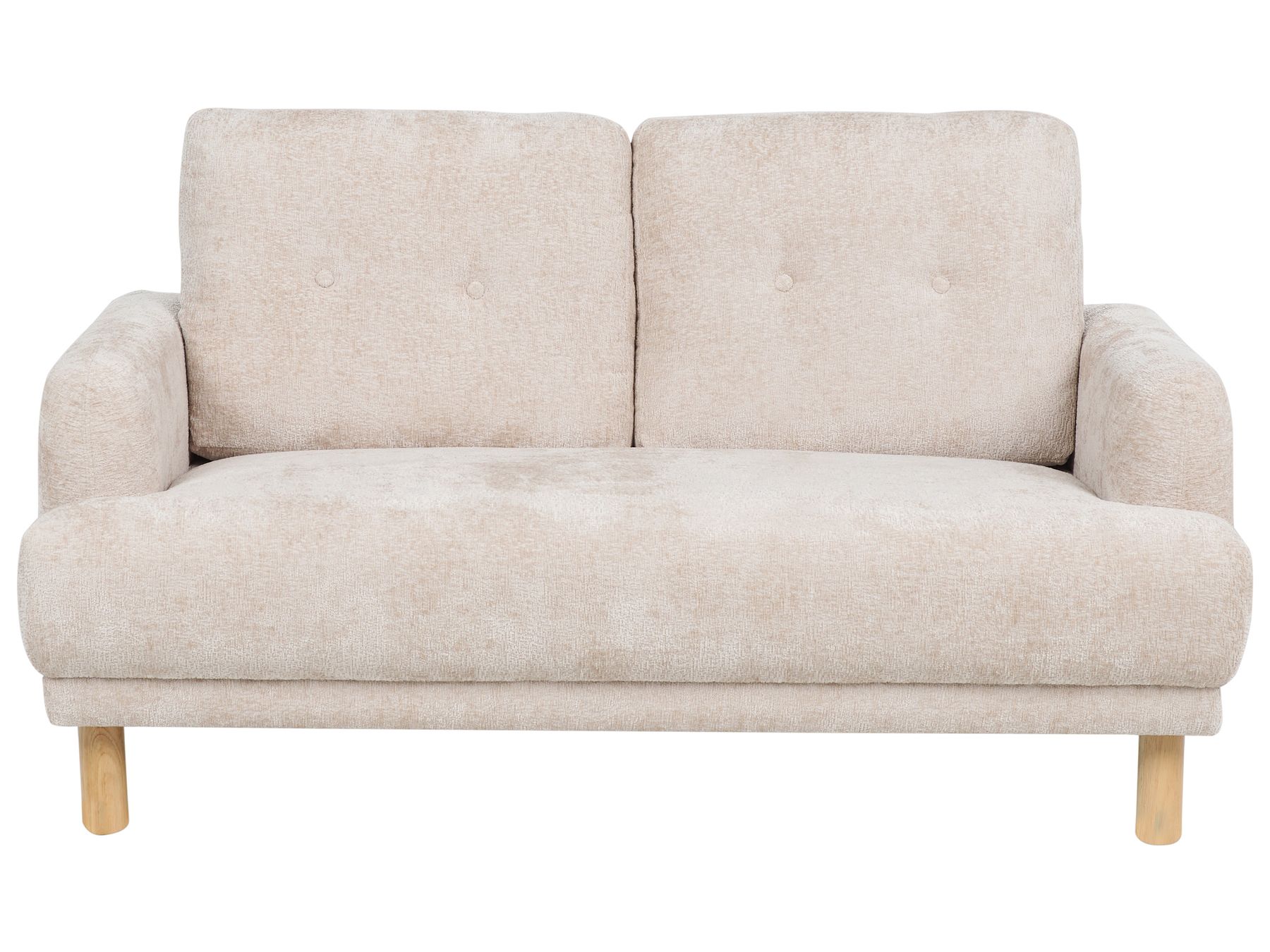 2 Seater Boucle Sofa Beige TUVE