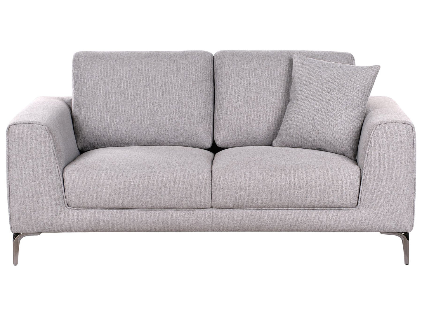 2 Seater Fabric Sofa Grey REINEN