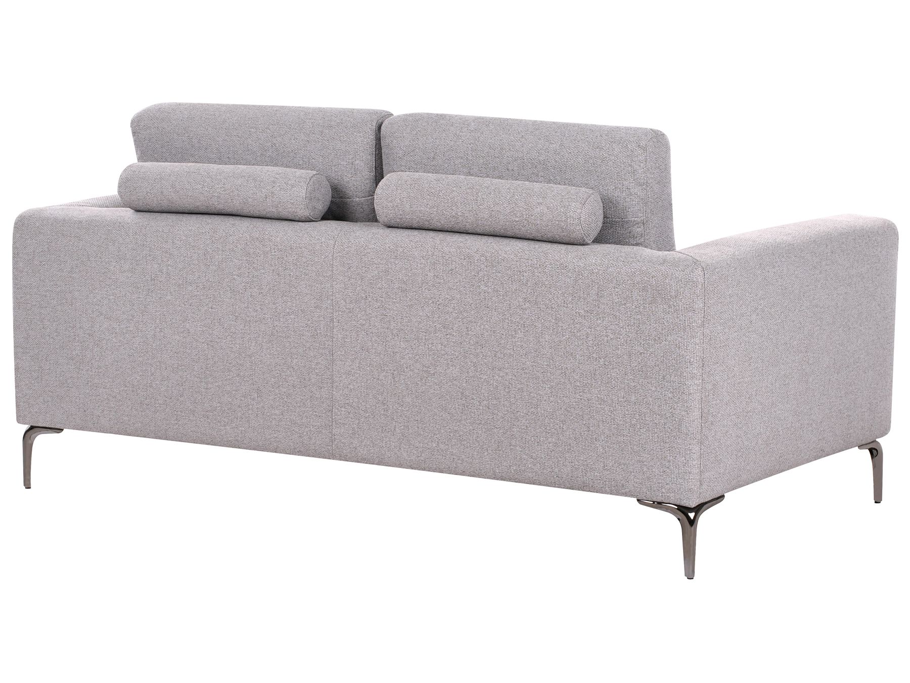 2 Seater Fabric Sofa Grey REINEN