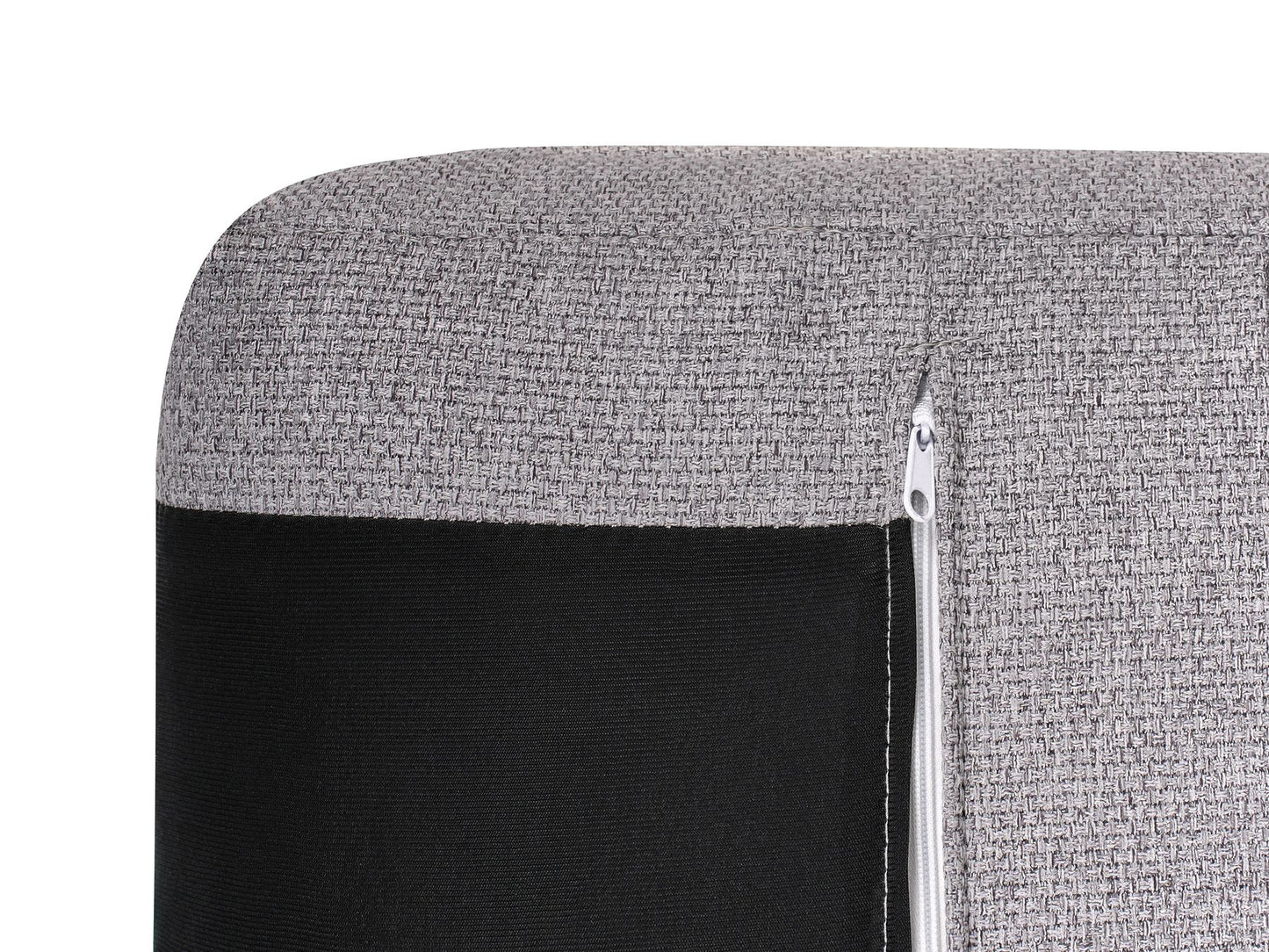 2 Seater Fabric Sofa Grey REINEN