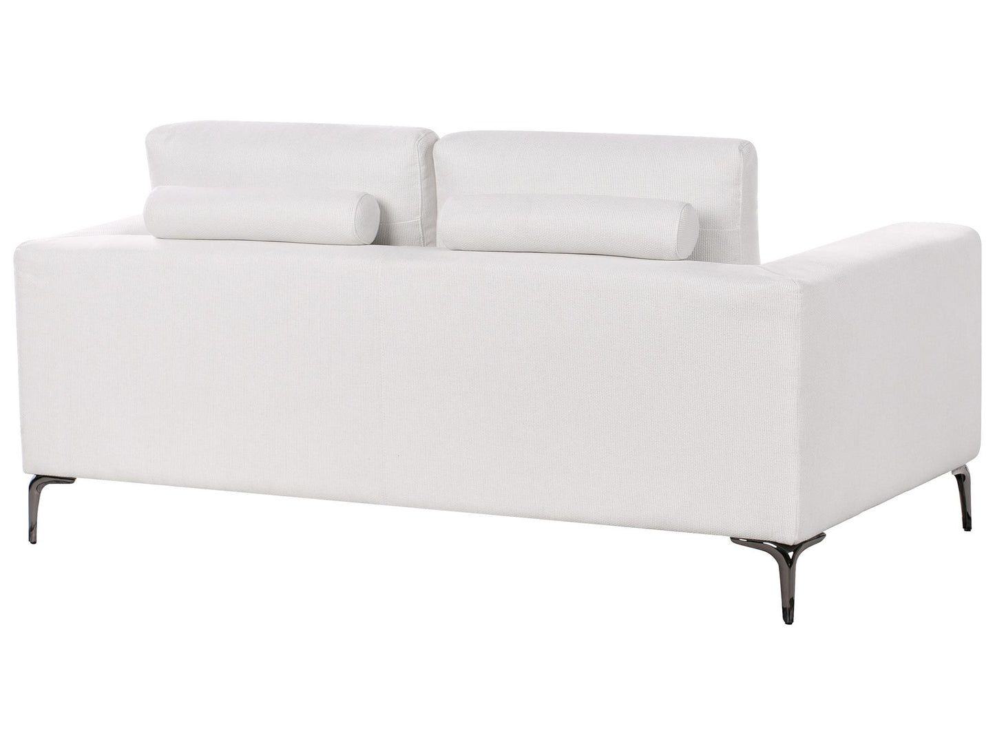 2 Seater Fabric Sofa White REINEN