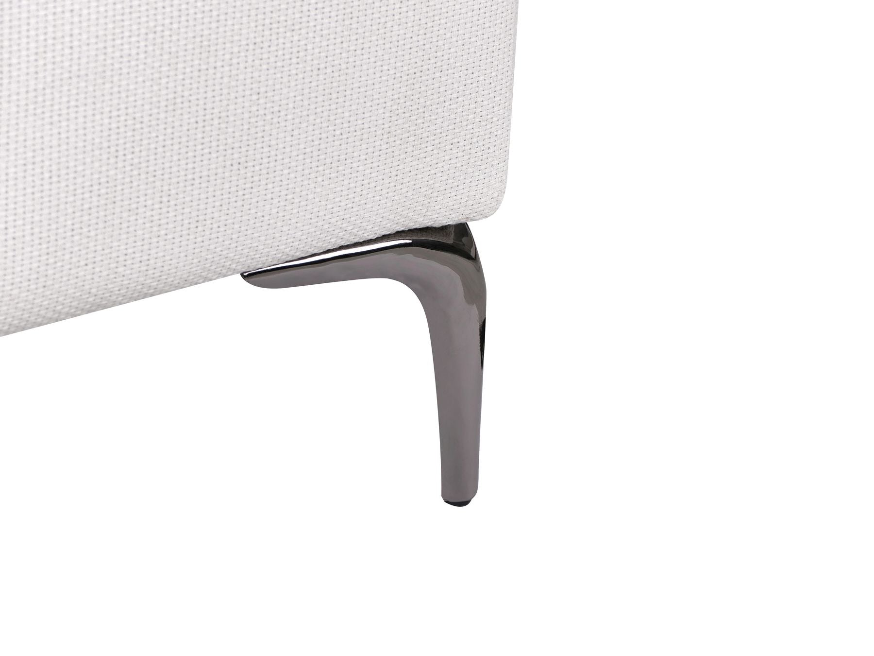 2 Seater Fabric Sofa White REINEN