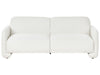 3 Seater Fabric Sofa White SALAND