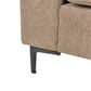Right Hand Fabric Corner Sofa Brown MALOY