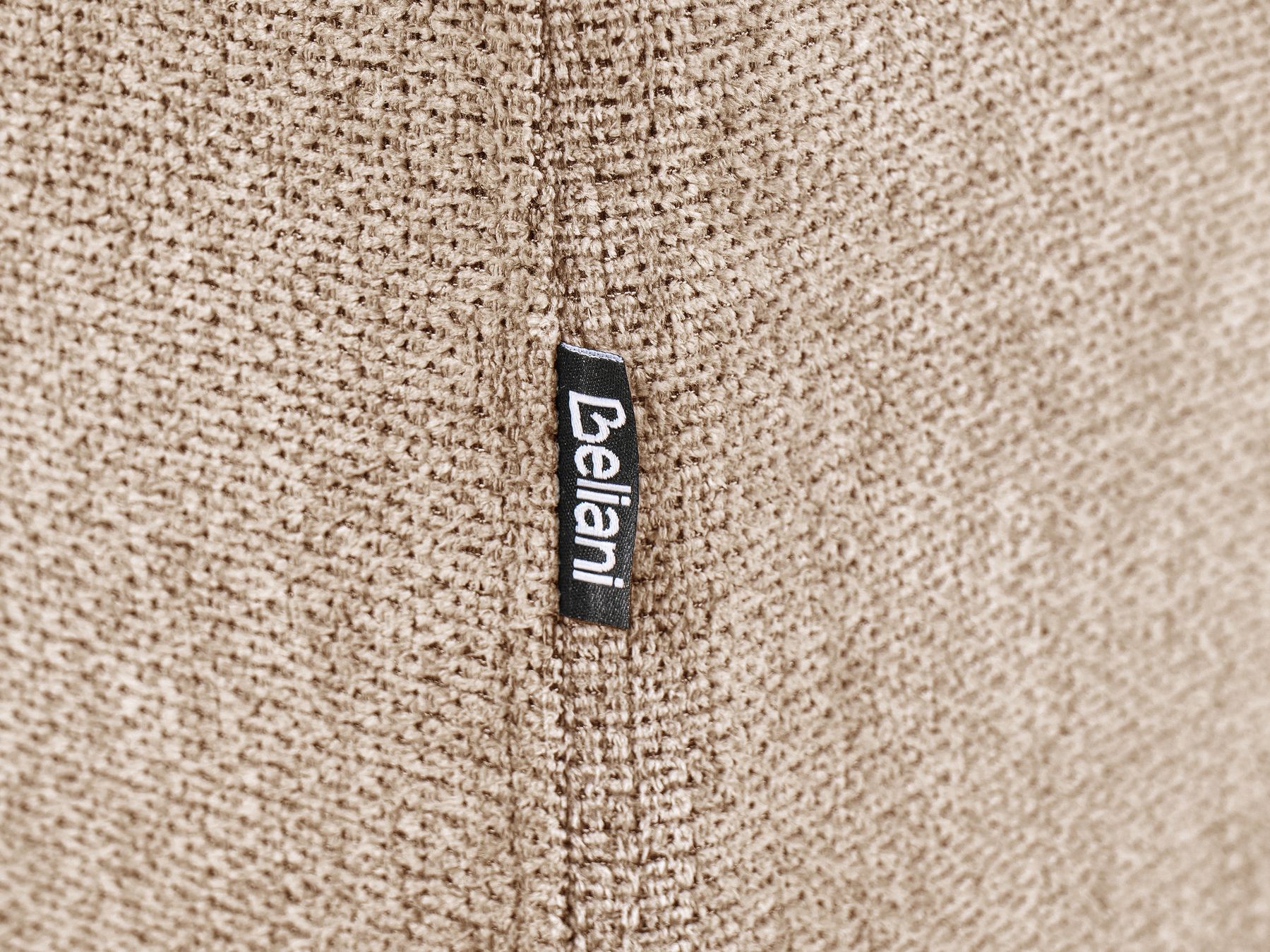 3 Seater Fabric Sofa Beige KORIO