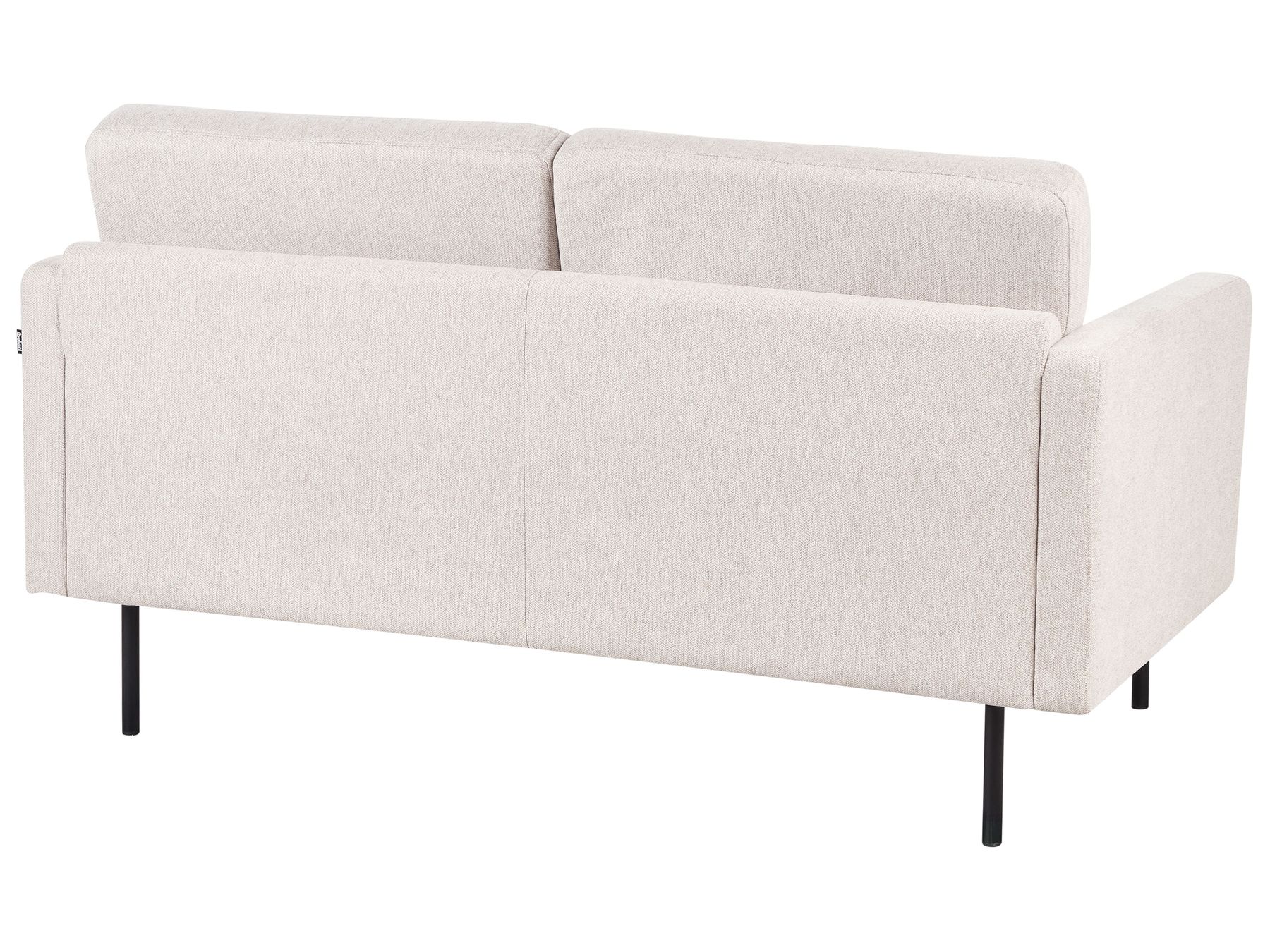 2 Seater Fabric Sofa Light Beige BREDA