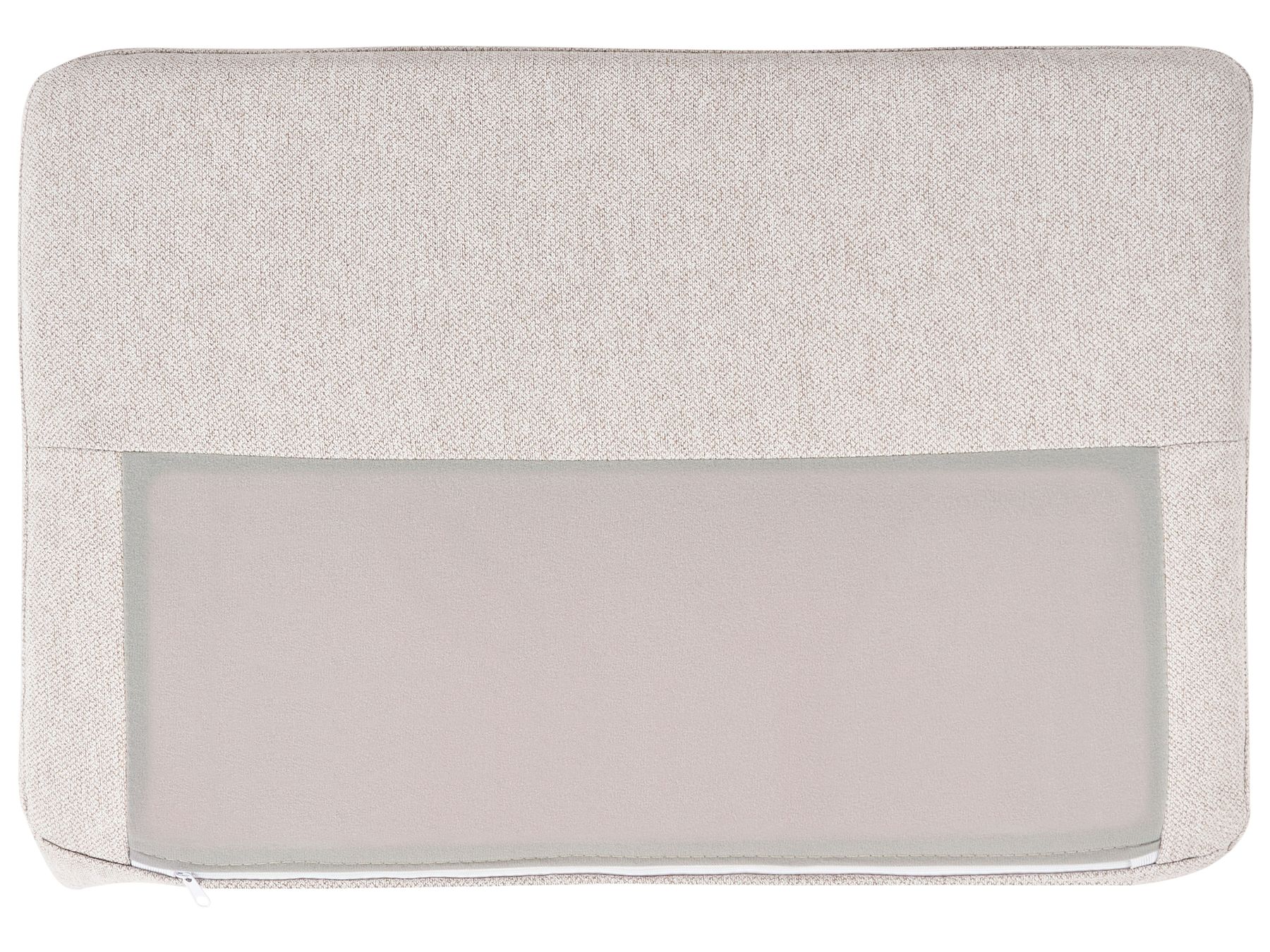2 Seater Fabric Sofa Light Beige BREDA