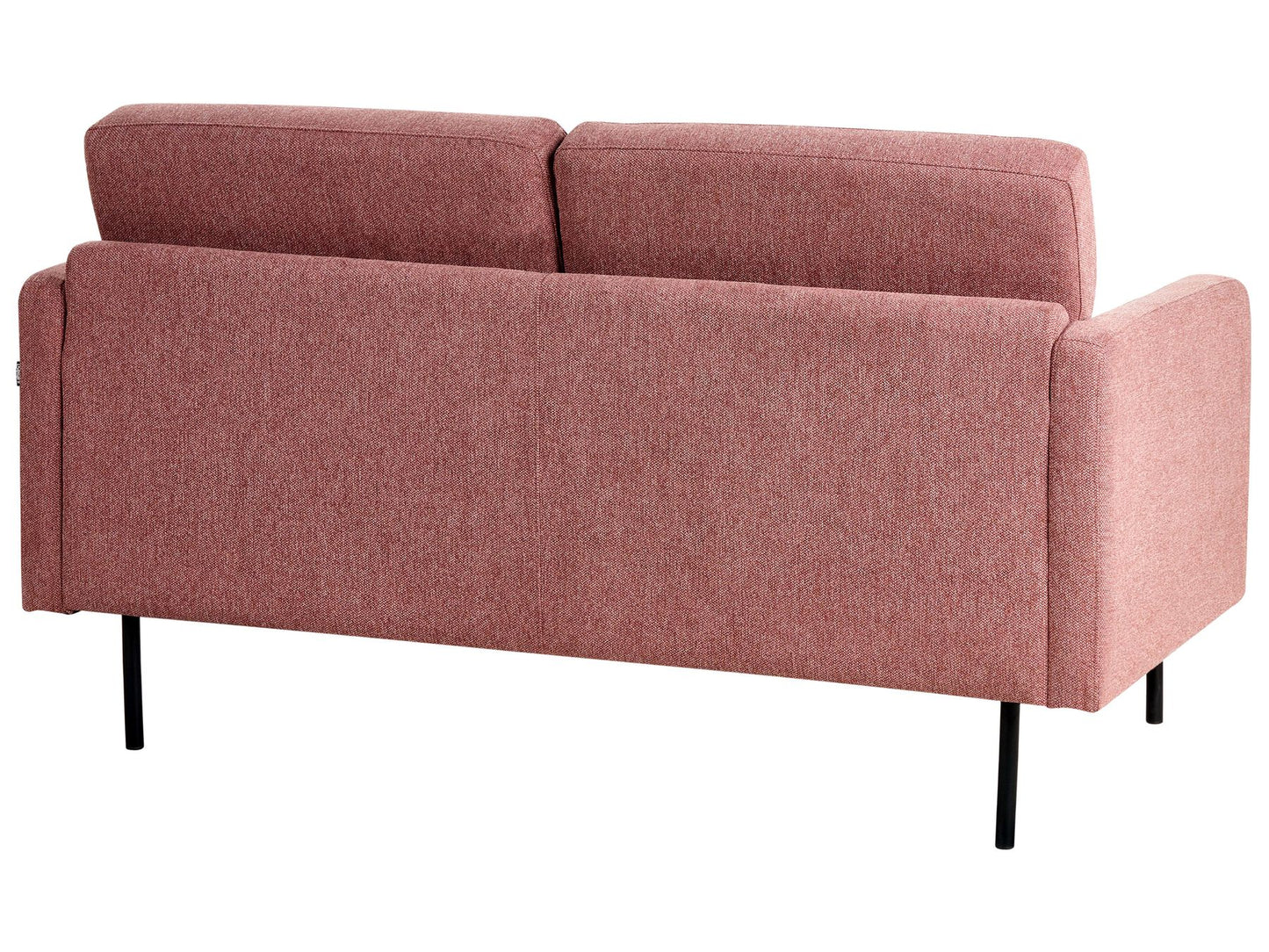 2 Seater Fabric Sofa Pink BREDA