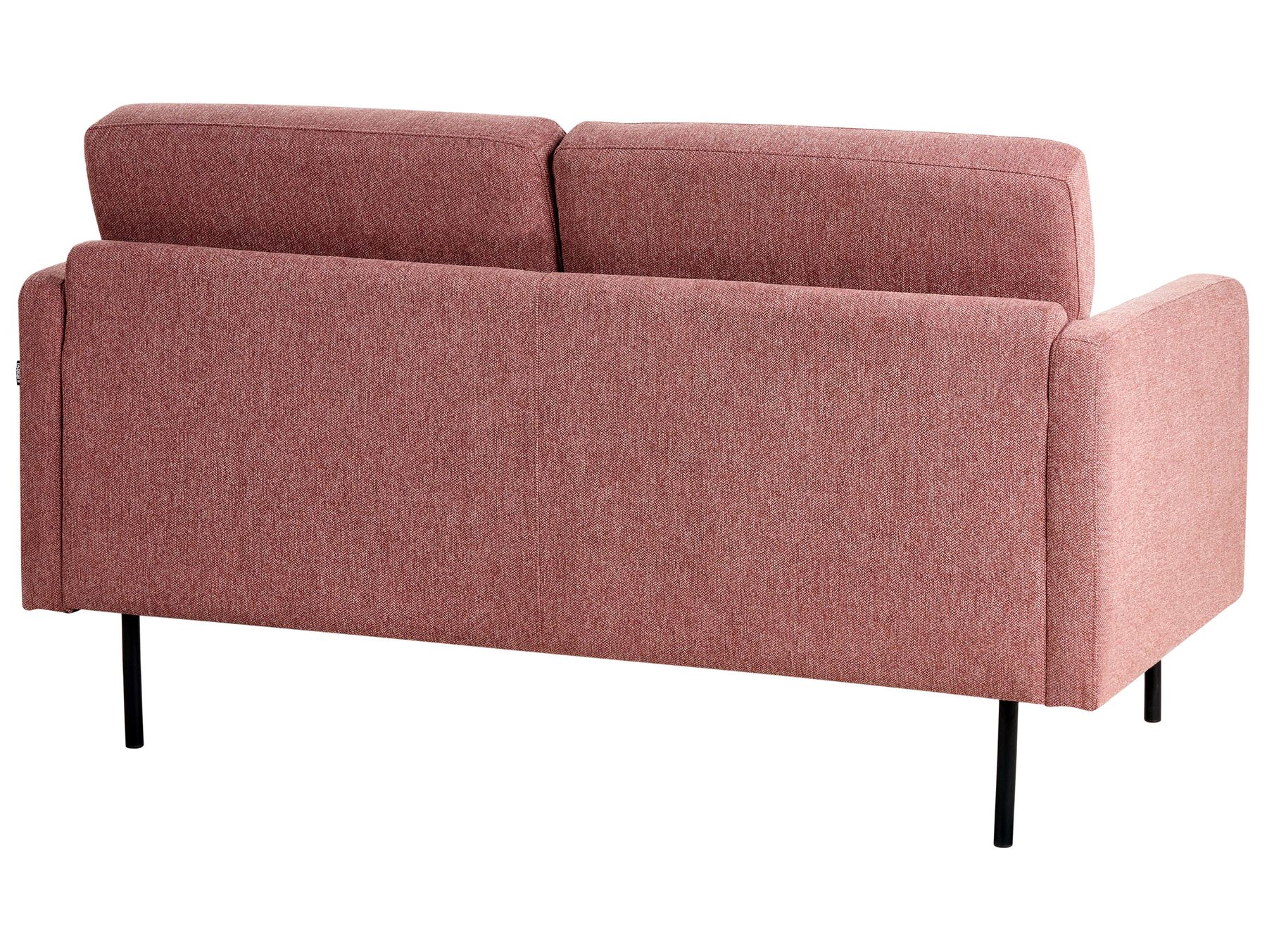 2 Seater Fabric Sofa Pink BREDA