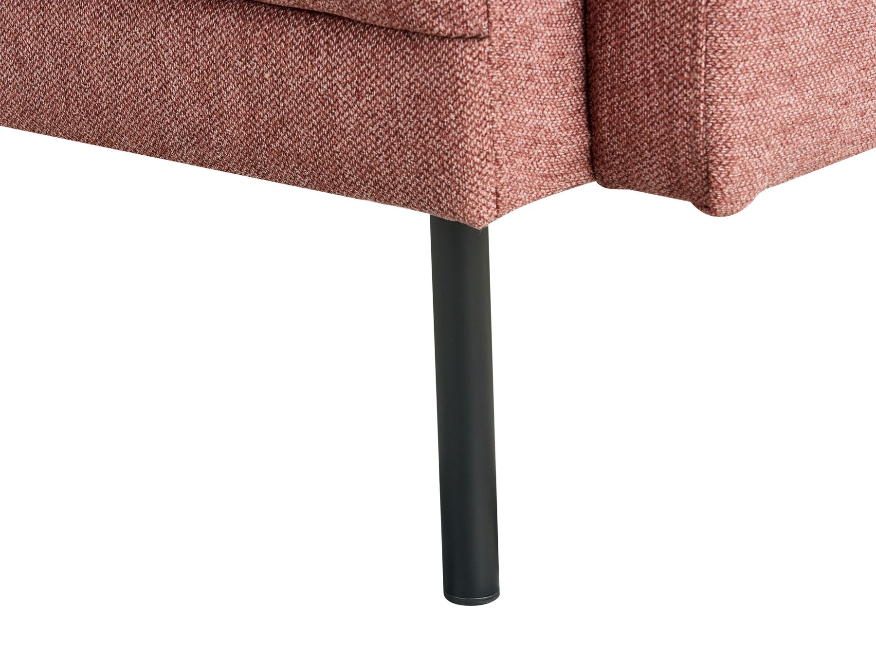 2 Seater Fabric Sofa Pink BREDA