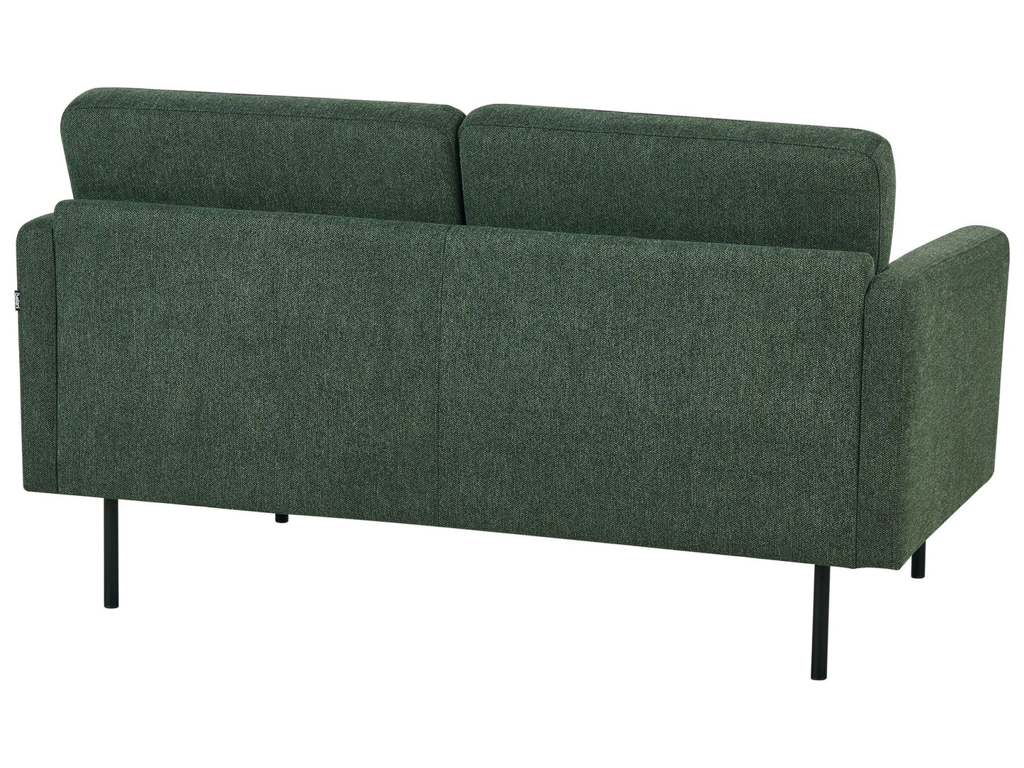 2 Seater Fabric Sofa Dark Green BREDA