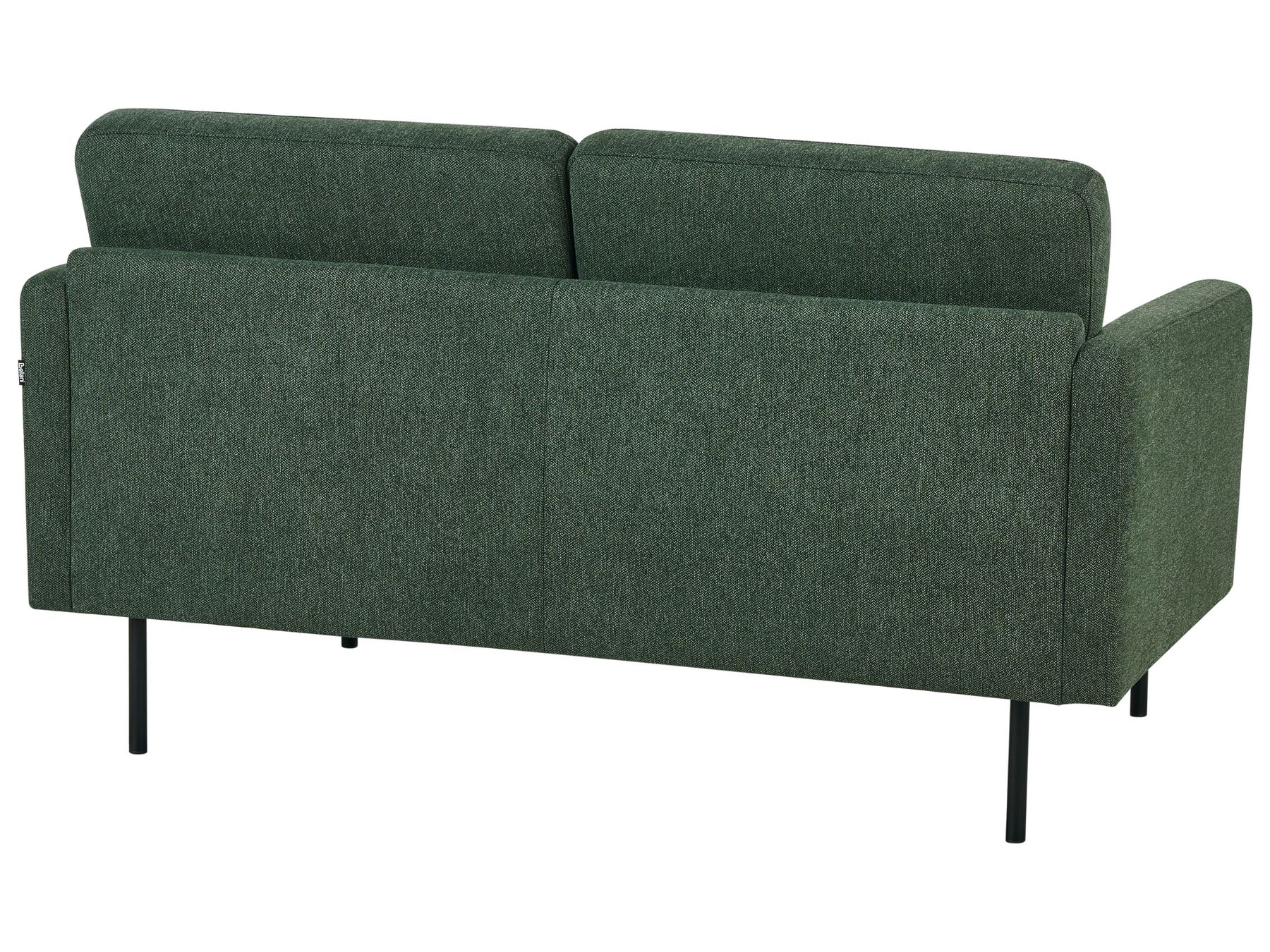 2 Seater Fabric Sofa Dark Green BREDA