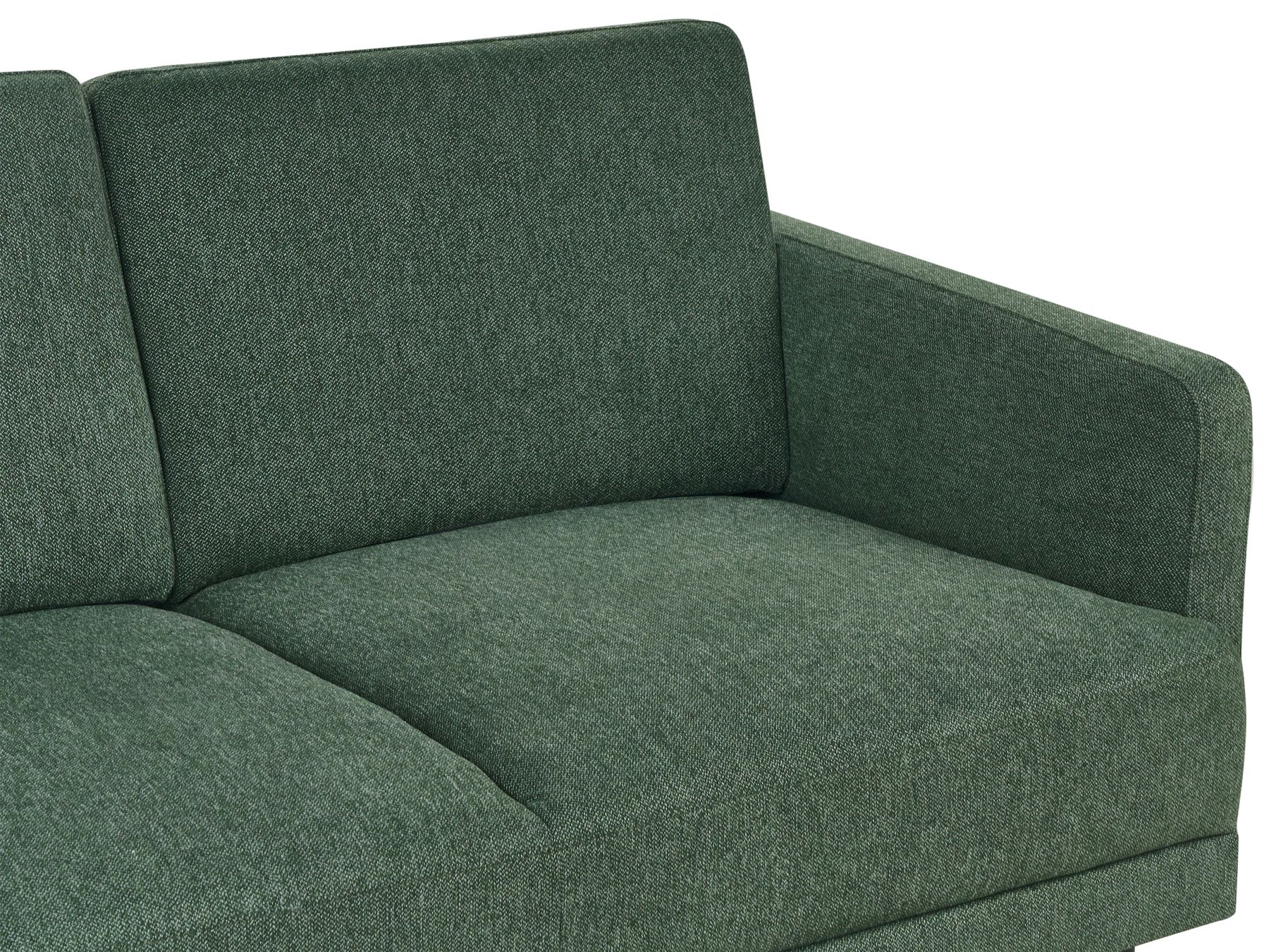 2 Seater Fabric Sofa Dark Green BREDA
