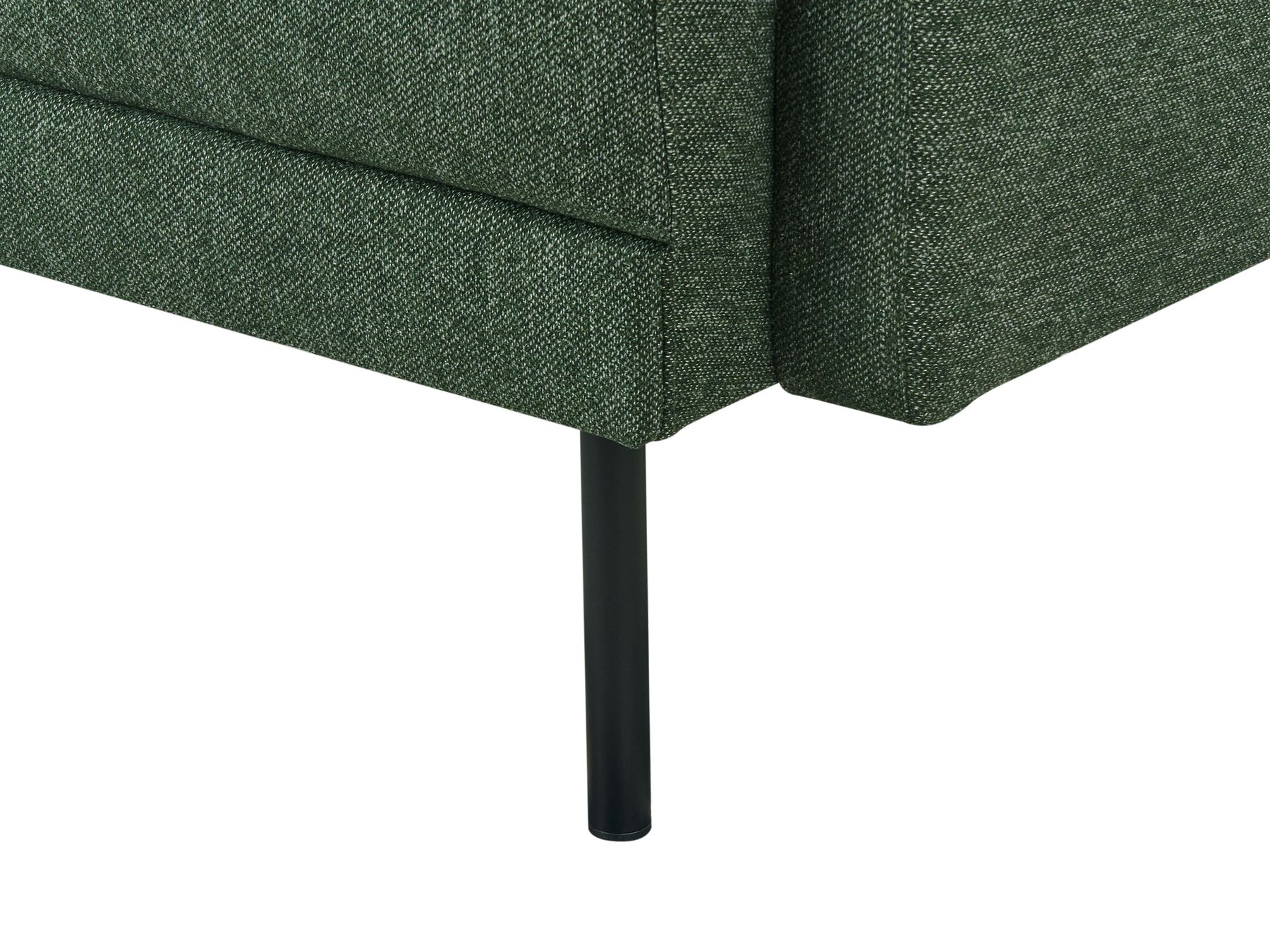 2 Seater Fabric Sofa Dark Green BREDA