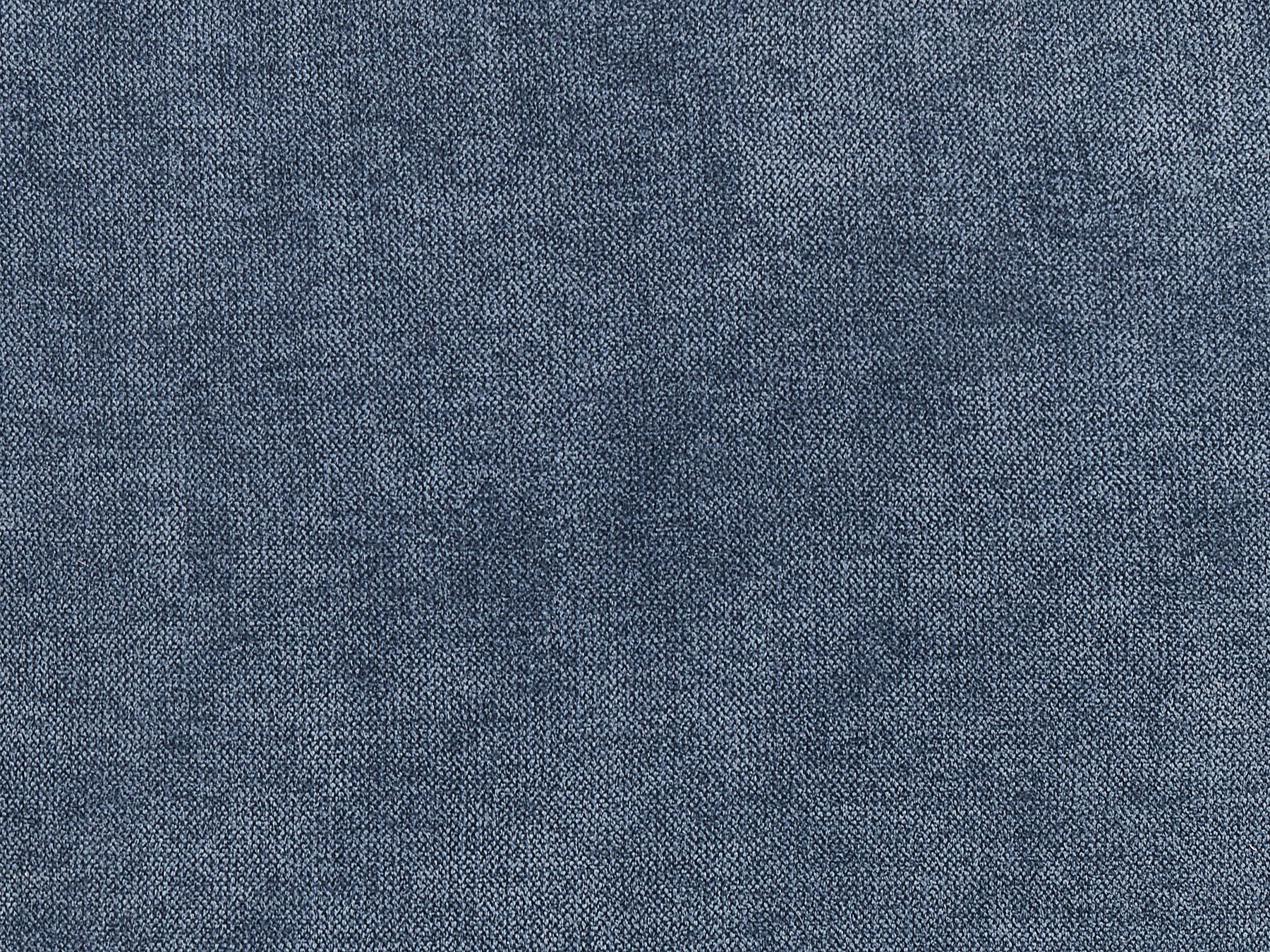 Fabric Sofa with Ottoman Navy Blue AVESTA