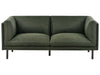 2 Seater Fabric Sofa Green VORGOD