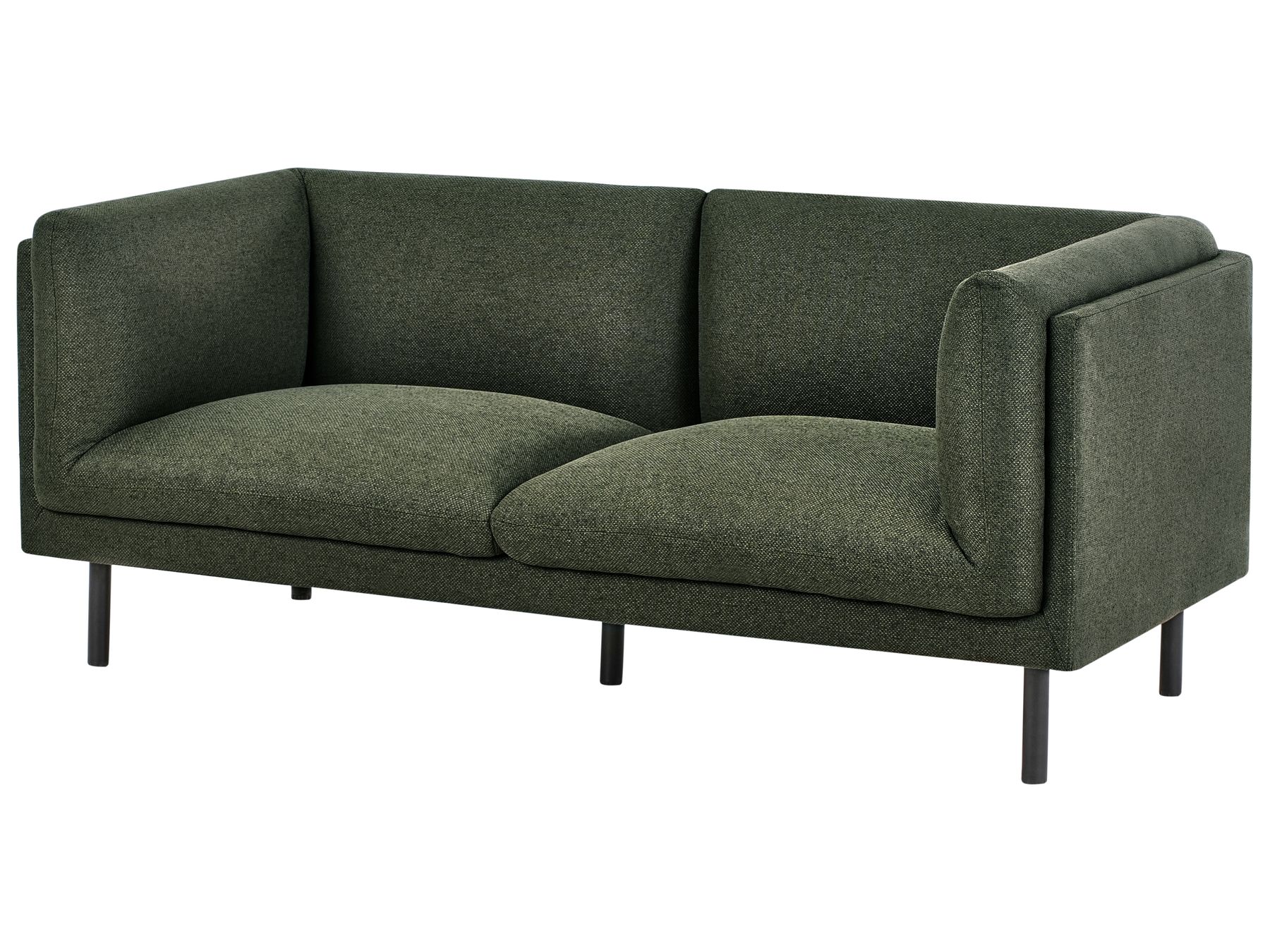 2 Seater Fabric Sofa Green VORGOD