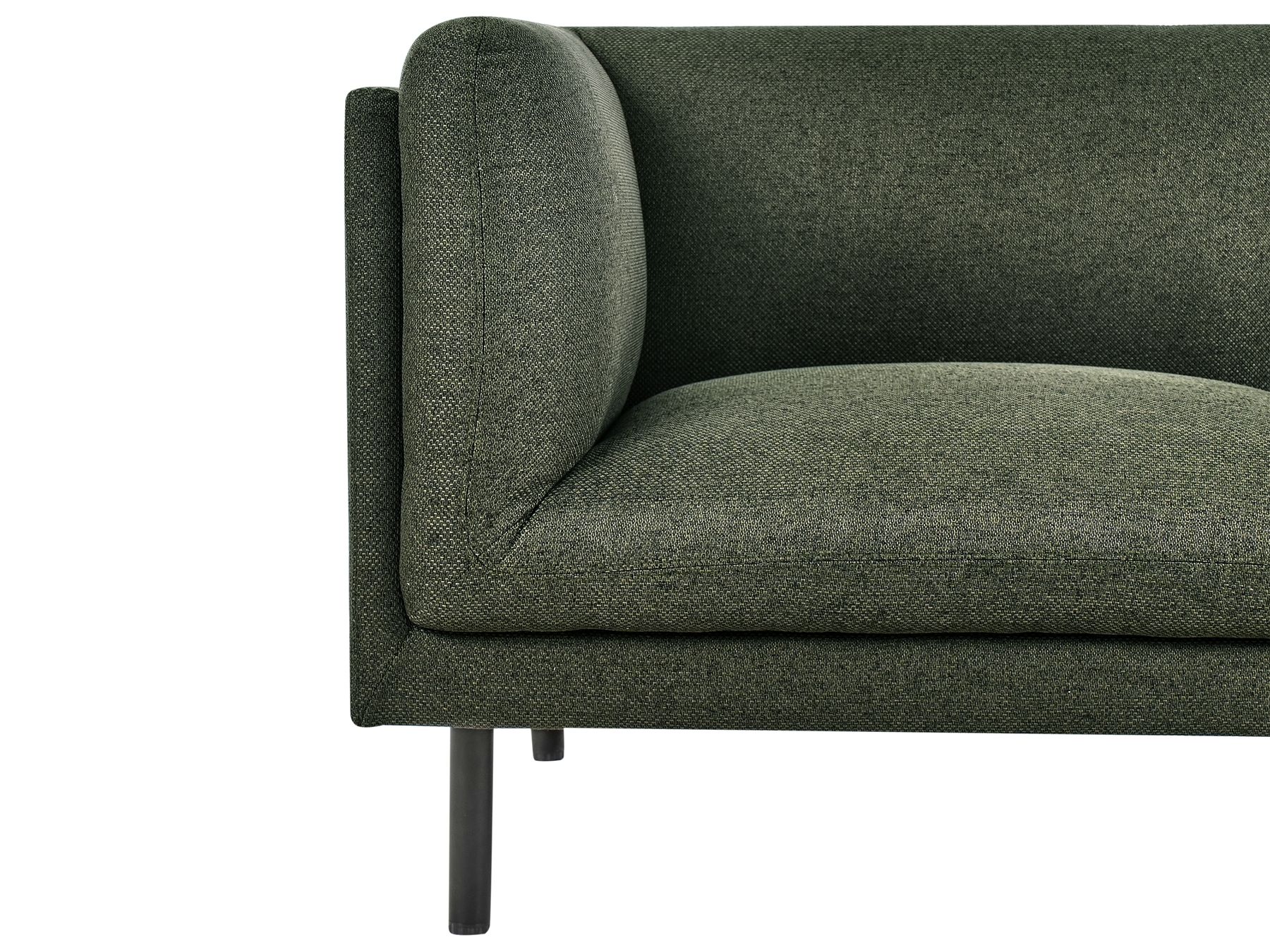 2 Seater Fabric Sofa Green VORGOD