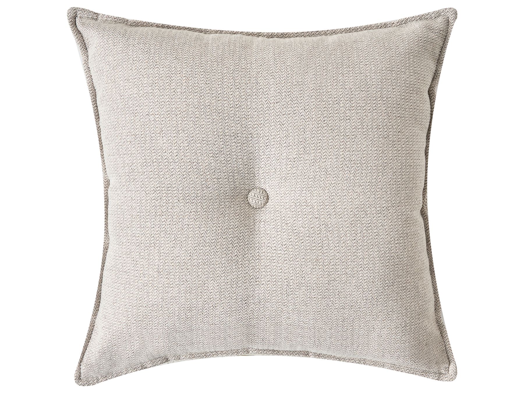 Left Hand Fabric Corner Sofa Light Beige DOLVA