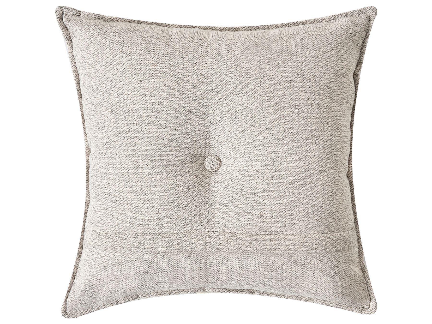 Left Hand Fabric Corner Sofa Light Beige DOLVA