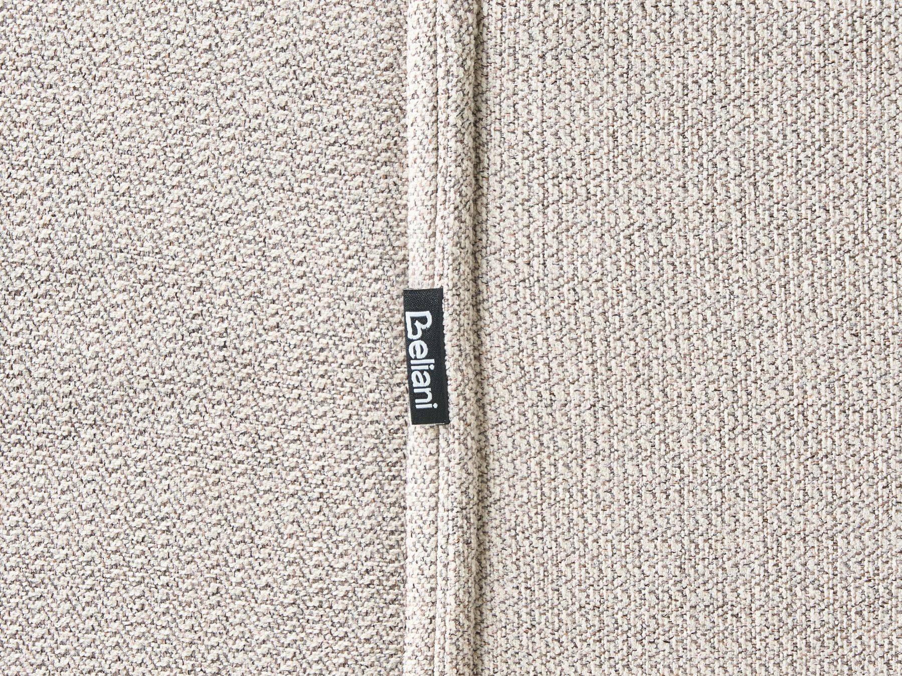 Left Hand Fabric Corner Sofa Light Beige DOLVA